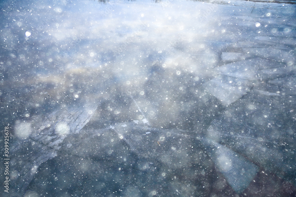 snow ice background, abstract winter seasonal background, white snowflakes blizzard on ice overlay background snow ice background, abstract winter seasonal background, white snowflakes blizzard on ice overlay background