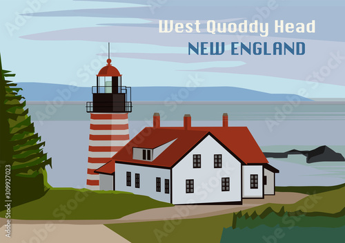 West Quoddy Head lighthouse, Maine