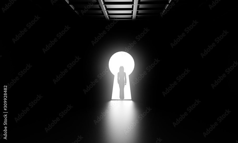 dark room with a shaped key door dark room with a shaped key door