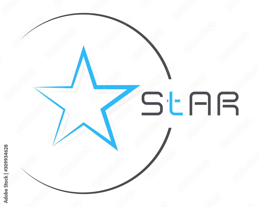 Outline Five-Pointed Star. Icon, Sign, Logo, Design Element Outline Five-Pointed Star. Icon, Sign, Logo, Design Element