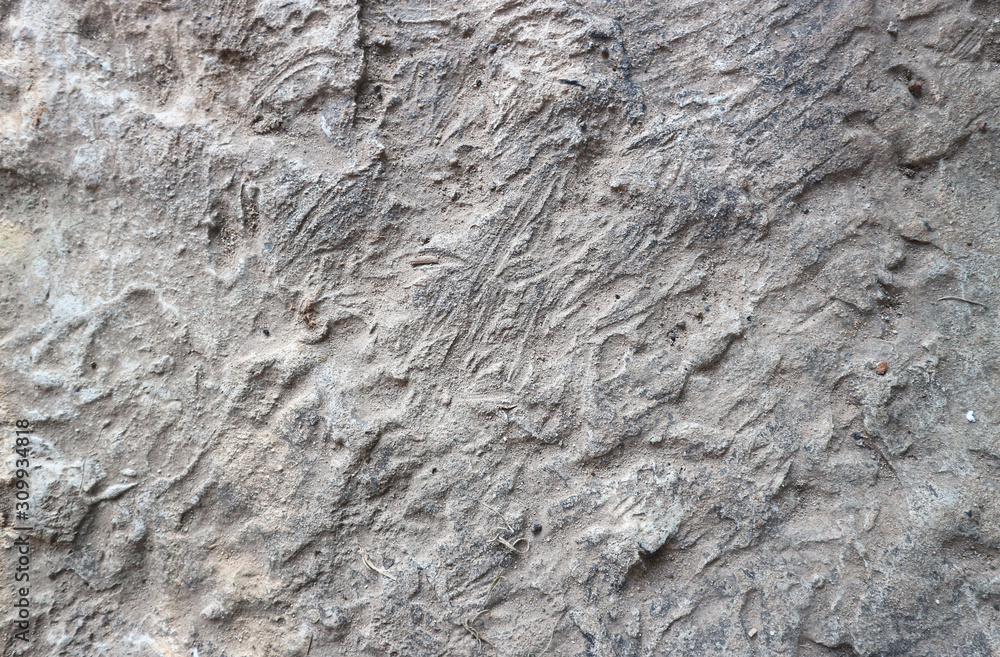Texture of old gray concrete wall for background Texture of old gray concrete wall for background