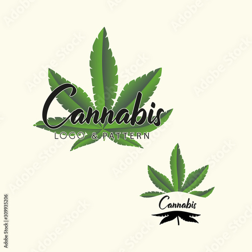 Marijuana, Cannabis icons. Set of medical marijuana icons. Drug consumption.