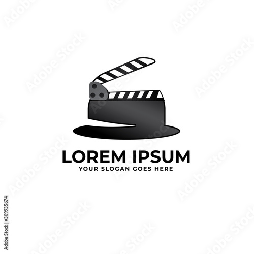 Creative and modern cinematography logo design template vector eps