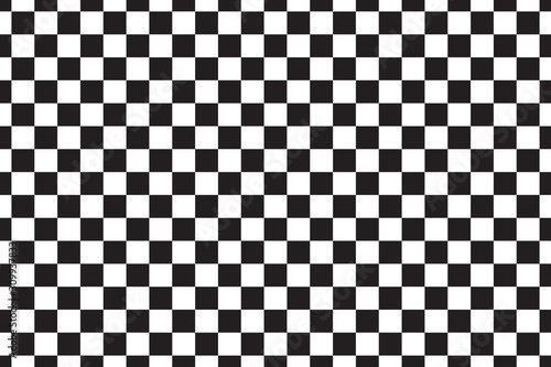 Checkered background pattern seamless white and black colors.