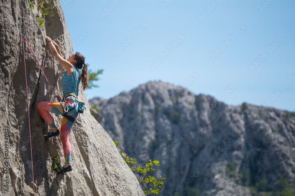 Rock climbing and mountaineering in the Paklenica National Park. Rock climbing and mountaineering in the Paklenica National Park.