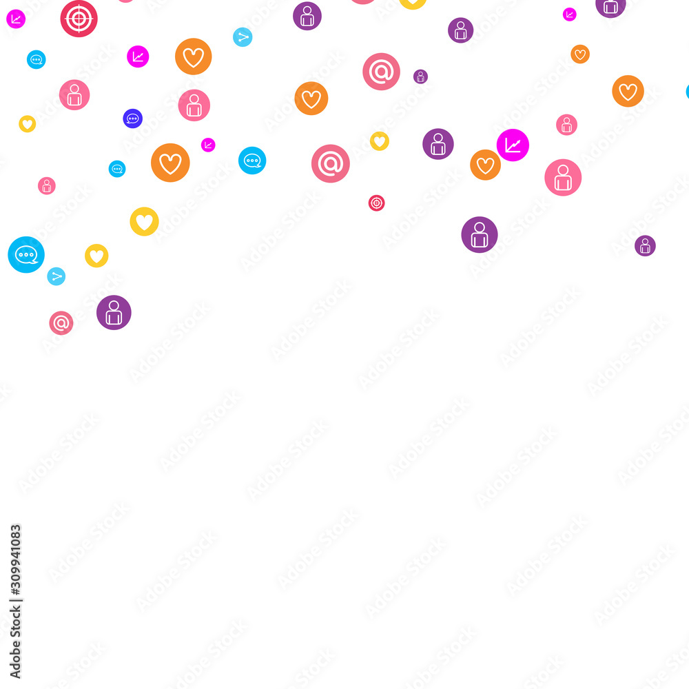 Social media marketing, Communication concept. Social media marketing, Communication concept.