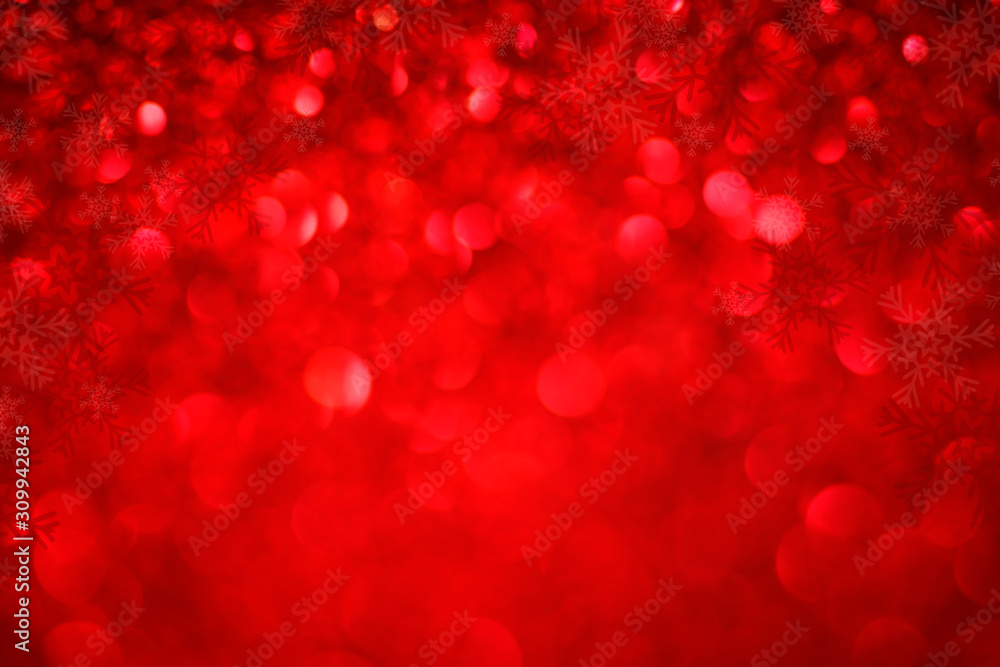 Red Christmas background with snowflakes. Red Christmas background with snowflakes.