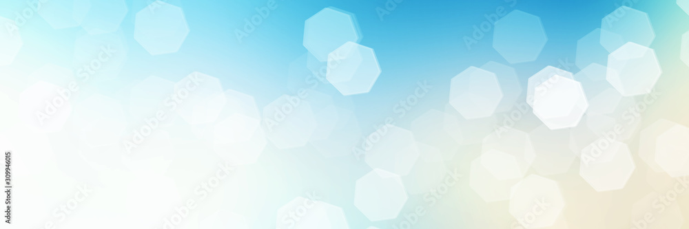 Panoramic abstract bokeh lights background Panoramic abstract bokeh lights background