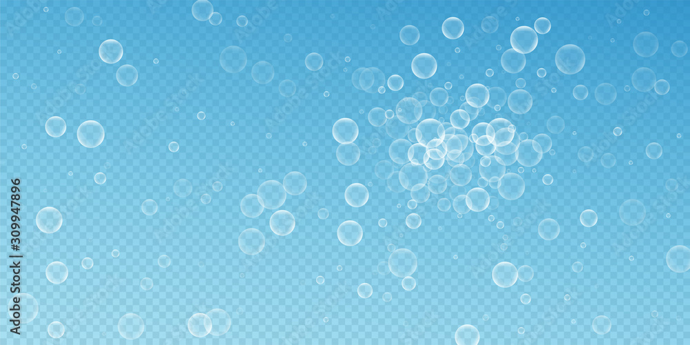 Random soap bubbles abstract background. Blowing b Random soap bubbles abstract background. Blowing b