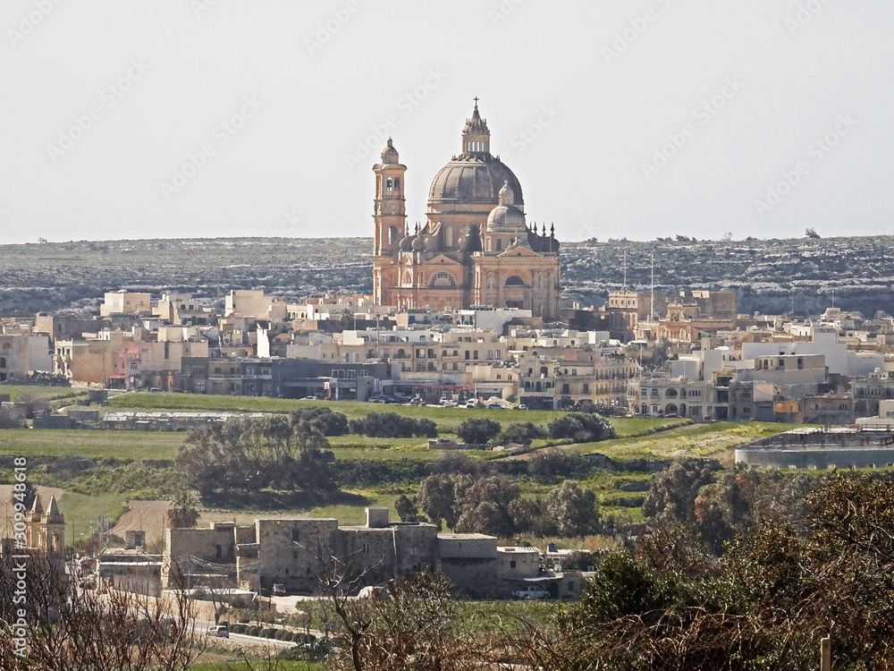 Church of Saint John the Baptist, Xewkija, Gozo island, Malta