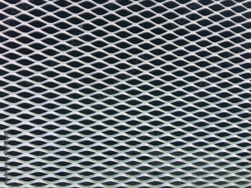 Steel grating pattern background and texture.