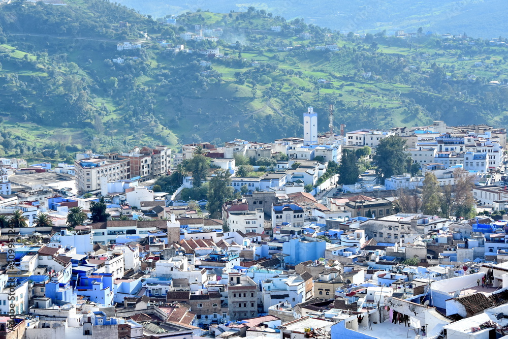 Blue pearl of Chefchaouen, North Morocco