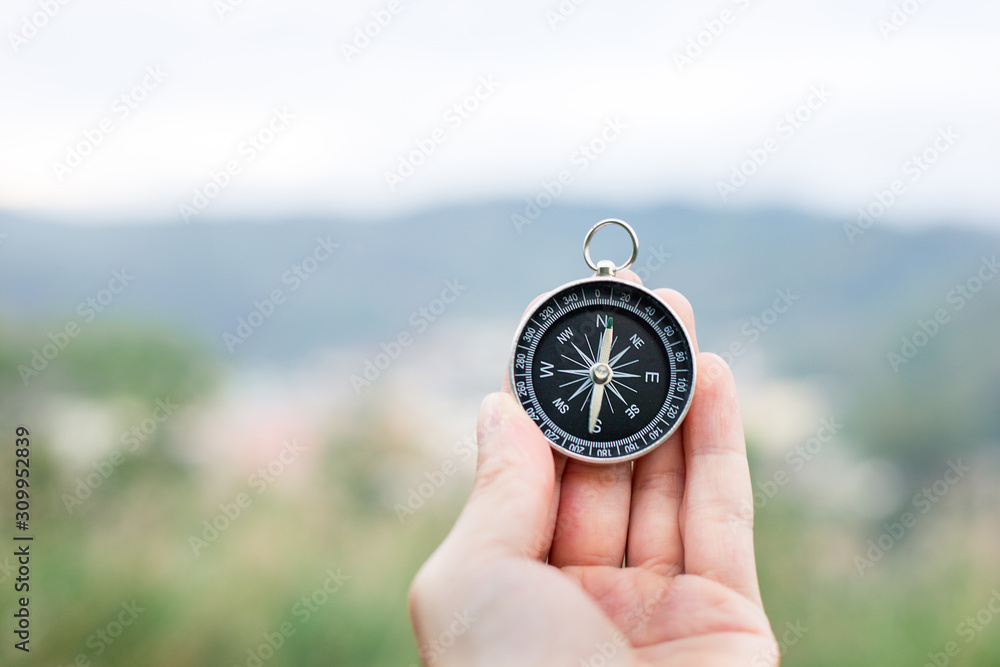 Using compass to guide yourself Using compass to guide yourself
