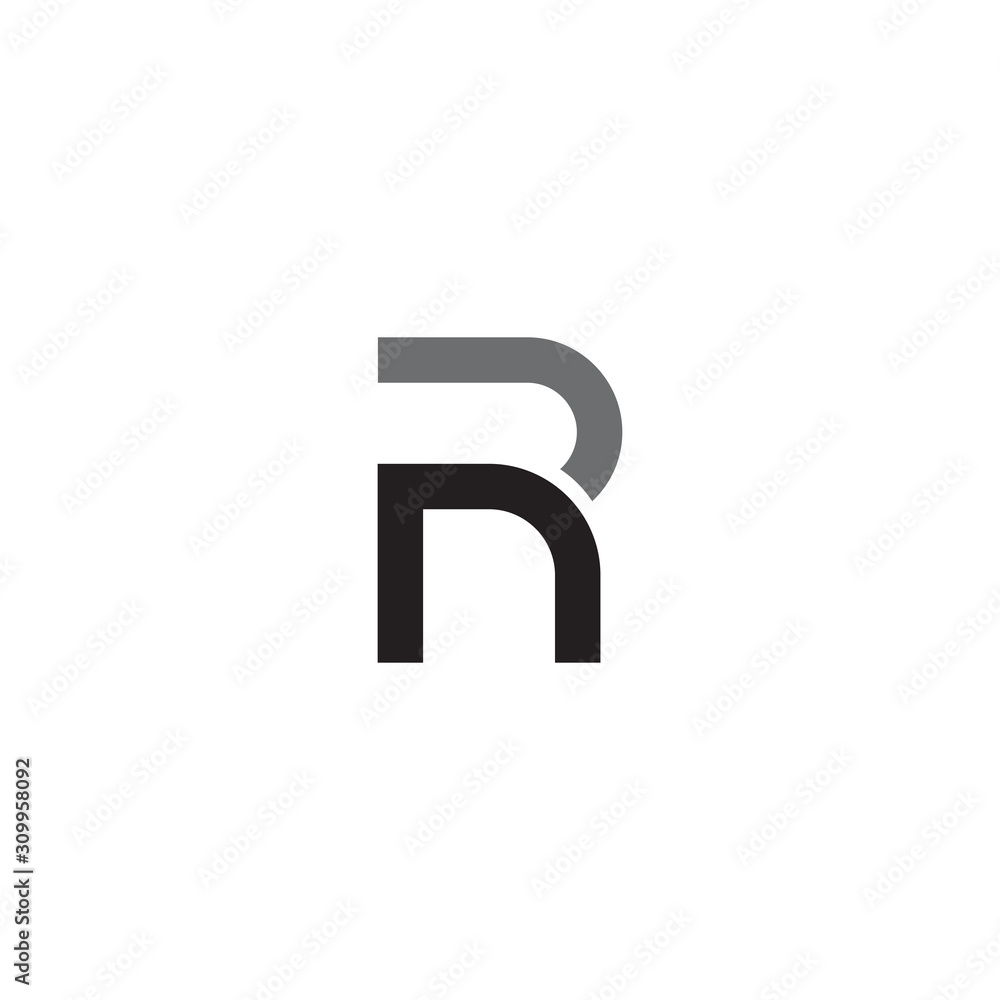 R letter icon logo design template R letter icon logo design template
