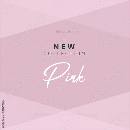 Social media banner template for fashion or beauty industry advertising new arrivals collection or seasonal sales promotion. trendy modern geometric  background 