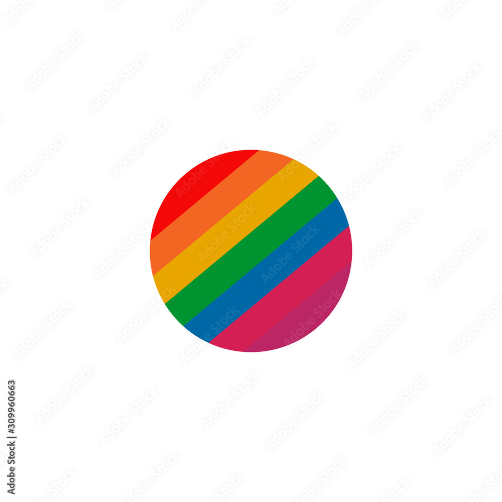 Rainbow icon logo design vector template Rainbow icon logo design vector template