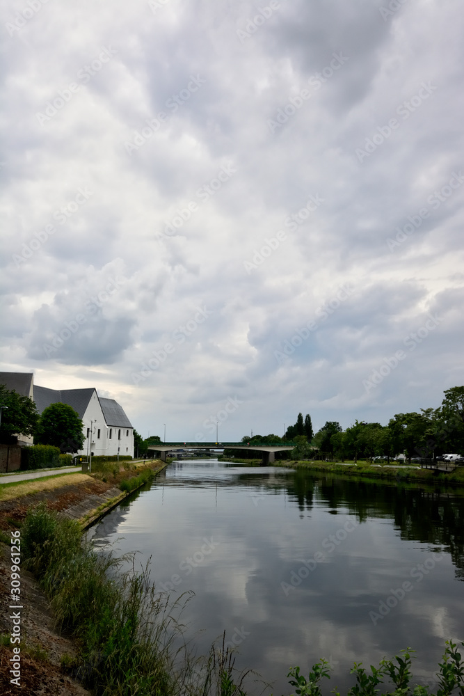 Obraz premium Fleuve Escaut Audenarde