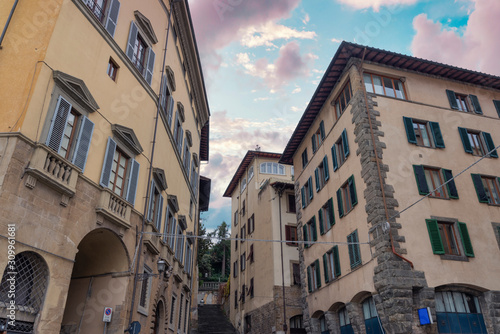 View of the old quarter of the city of Florence.