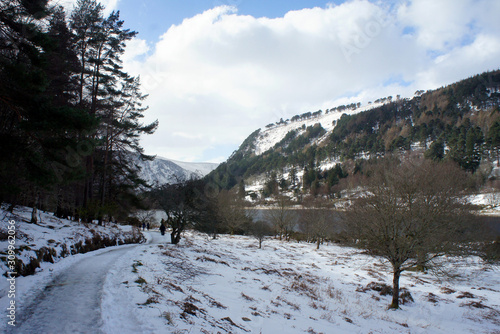 Wallpaper Mural Snow in the Wicklow Mountains. Ireland. Torontodigital.ca