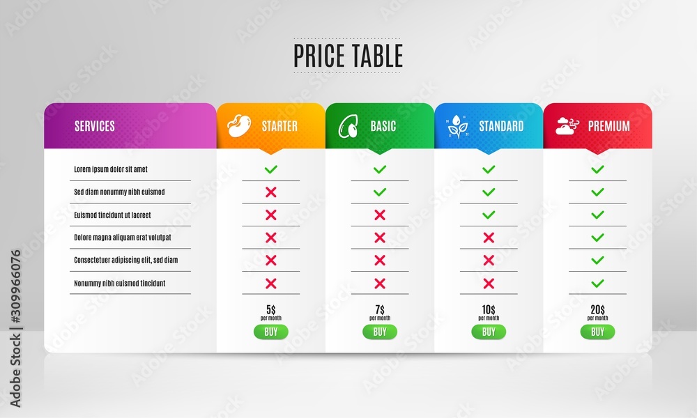 Plants watering, Peanut and Beans icons simple set. Pricing table, price list. Windy weather sign. Water drop, Vegetarian nut, Vegetarian seed. Cloud wind. Nature set. Vector Plants watering, Peanut and Beans icons simple set. Pricing table, price list. Windy weather sign. Water drop, Vegetarian nut, Vegetarian seed. Cloud wind. Nature set. Vector
