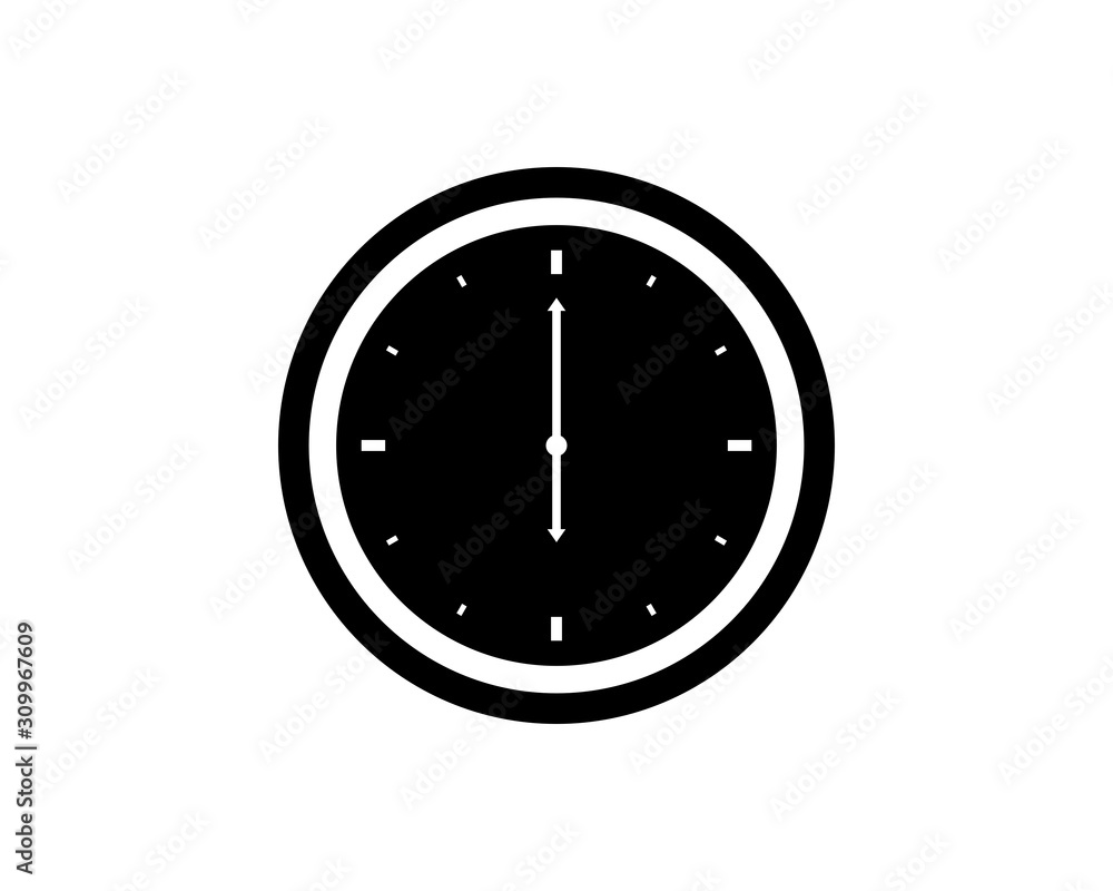 Clock Icon Vector Logo Template Illustration Design Clock Icon Vector Logo Template Illustration Design