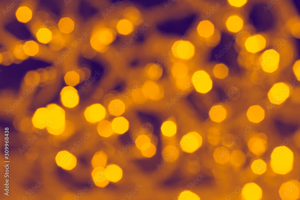 Fototapeta premium Blurred abstract background lights, beautiful Christmas.