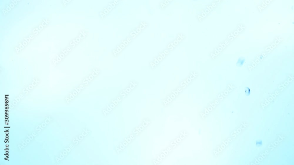 Close up air bubbles underwater in blue light Close up air bubbles underwater in blue light