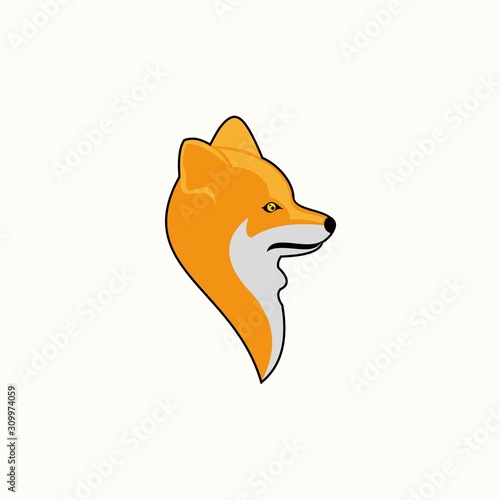 fox vector, for animal logos