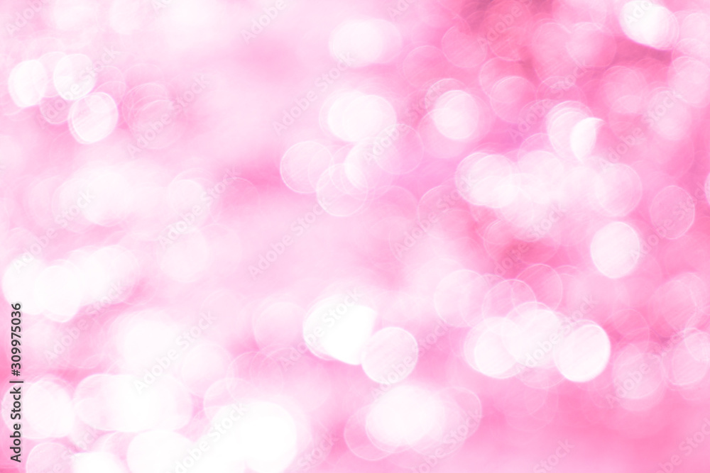Pink bokeh can be use as background