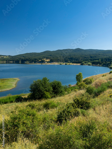 Summer landscape along the road to Camigliatello, Sila. Cecita lake © Claudio Colombo