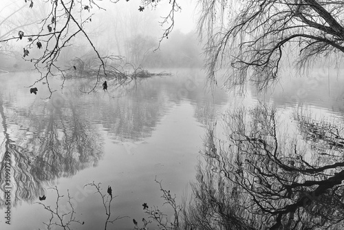 Reflections in mysterious lake