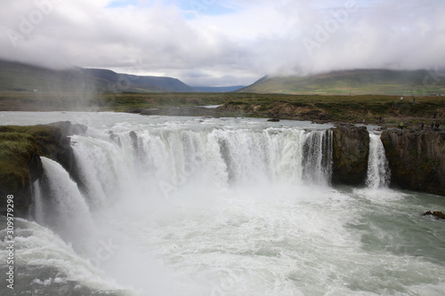 Godafoss, waterfall of the gods, Iceland