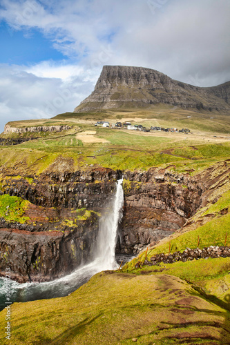 Gasadalur waterfall  Faroe Islands