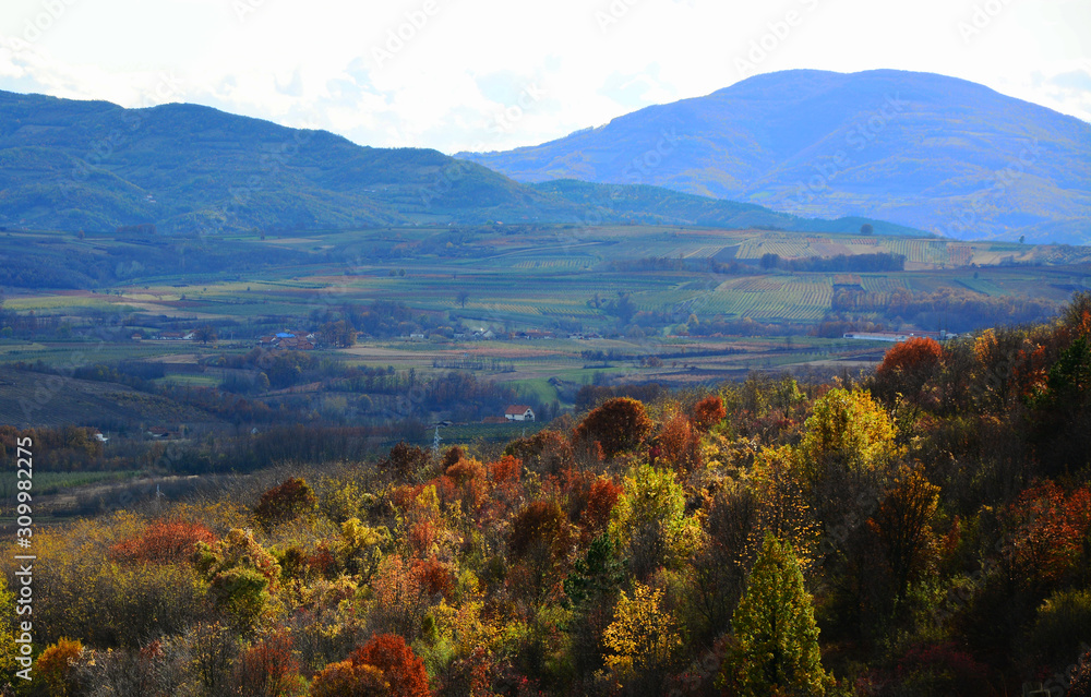 autumn in the mountains