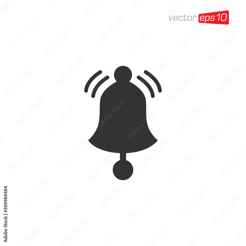 Bell Notification Icon Design Vector Bell Notification Icon Design Vector