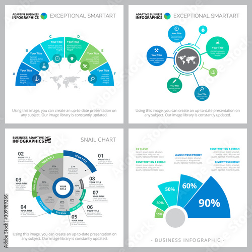 Infographic design set with for business