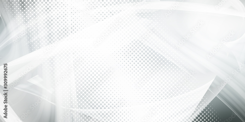 Gray halftone pattern with white line motion backdrop wallpaper. Clean Grey geometric background. Gray halftone pattern with white line motion backdrop wallpaper. Clean Grey geometric background.