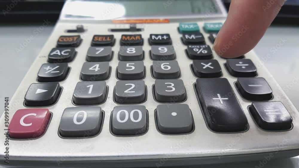close up of people use calculator for business close up of people use calculator for business