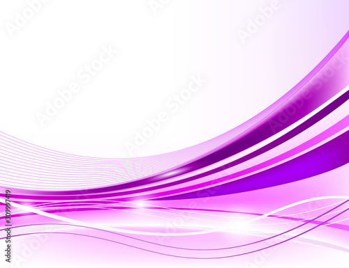 Abstract art design vector wave purple background illustration