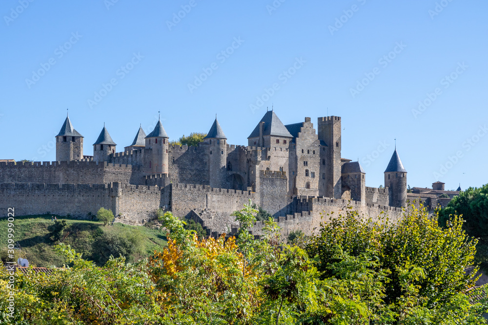 La Cité de Carcassonne depuis le Pont-Vieux