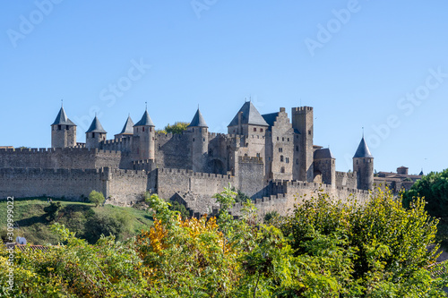 La Cit   de Carcassonne depuis le Pont-Vieux