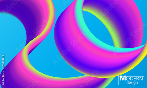 Liquid color shape. Fluid background. Vector.