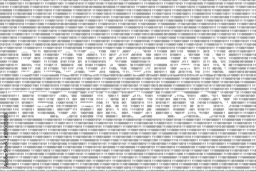 Blockchain Technology concepts : blockchain text and binary code digital background. can used for new technology or crypto currency. 