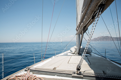 sailing ship in the sea © Ilya