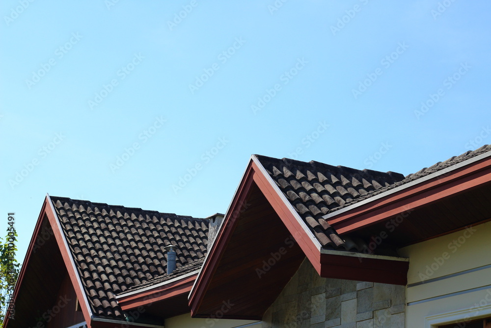 red roof of a building red roof of a building