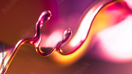 Abstract colorful background. 3d illustration, 3d rendering.