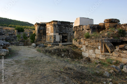 Hierapolis, ancient Hellenistic city, today in ruins, located in the current pamukkale