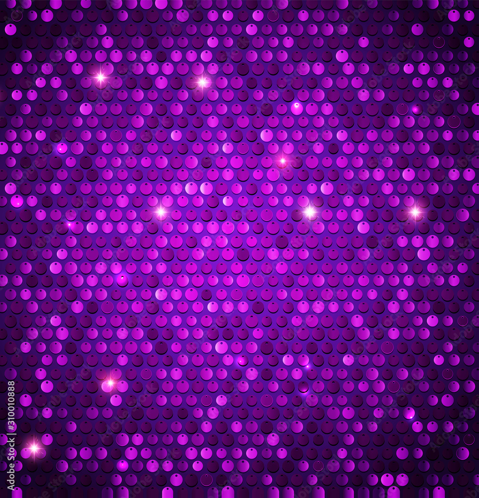 Abstract shining background with glossy sequins. Glamour party and holiday design.