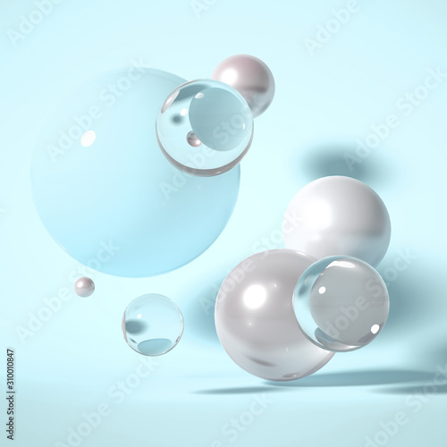 Beautiful background with geometric shape. 3d illustration  3d rendering.