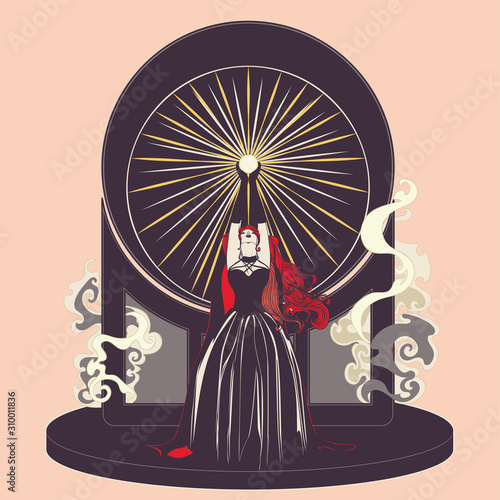 Dark fortune teller